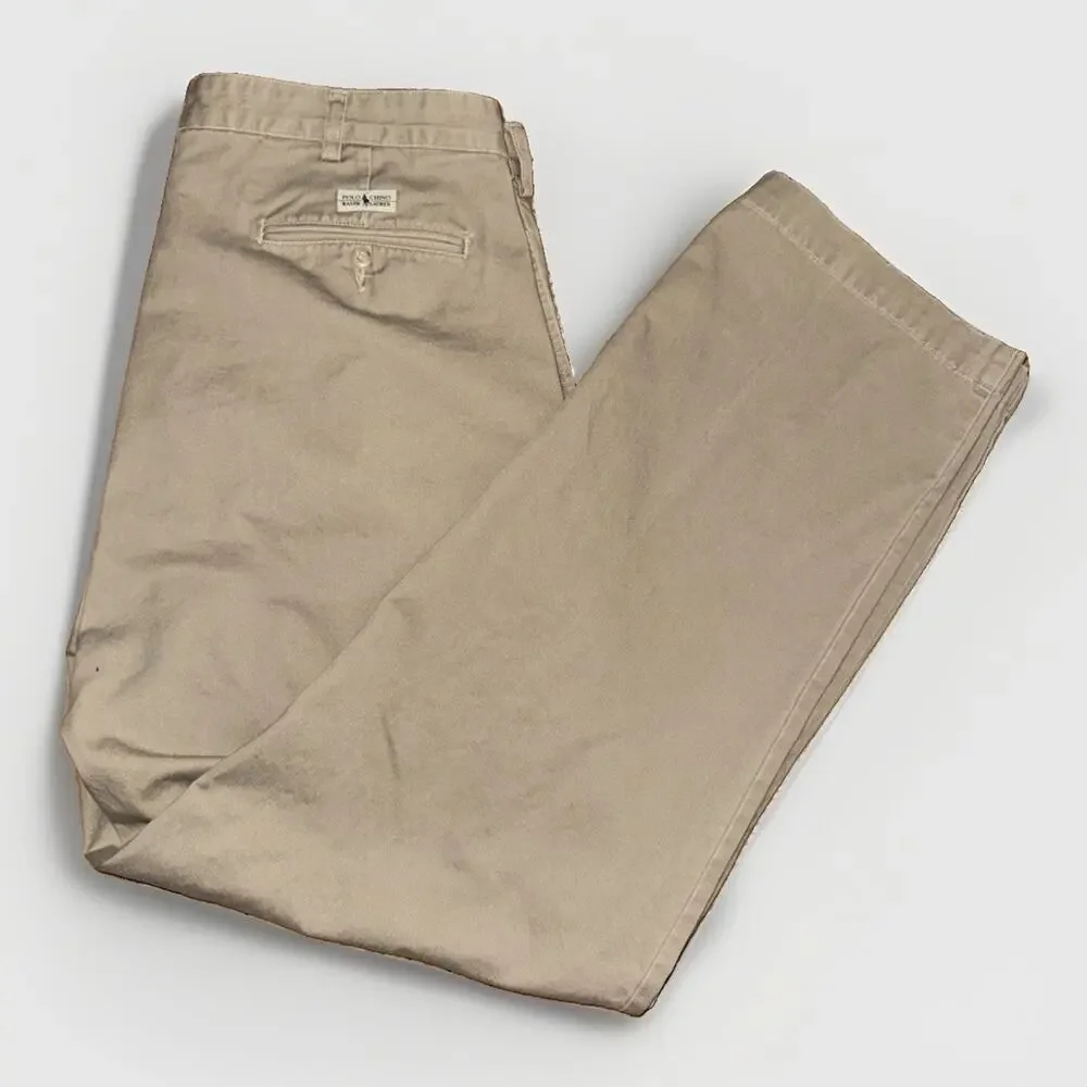 Polo Ralph Lauren Pleated Chino Pants 36x33 Preppy Classic